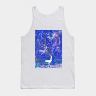 Hot Air Balloon with White Birds Tank Top